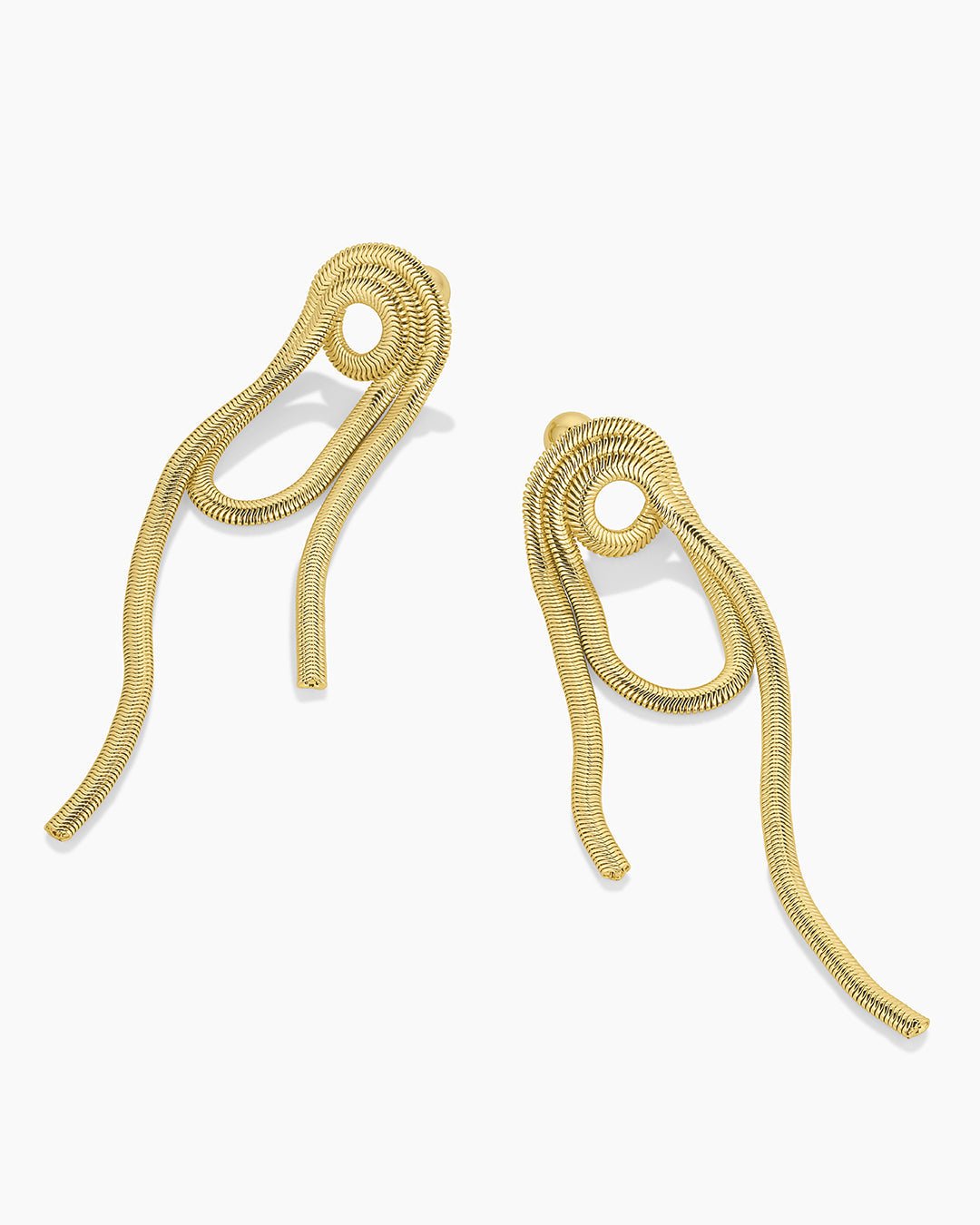 Venice Loop Earrings || option::18k Gold Plated