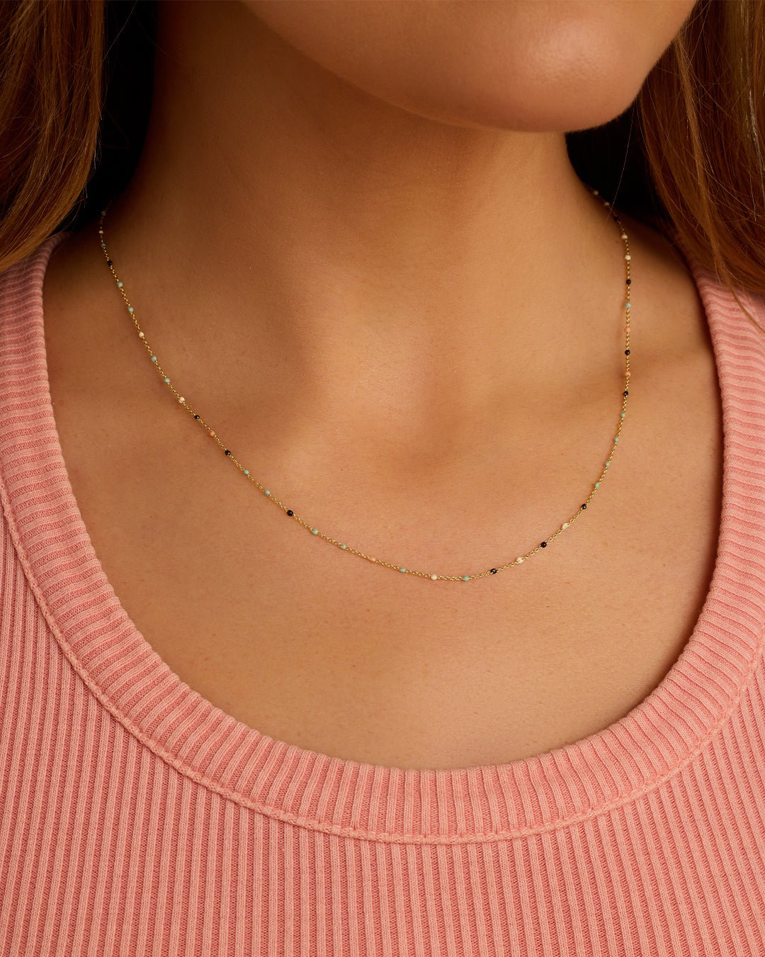 Capri Necklace || option::18k Gold Plated, Palm Desert