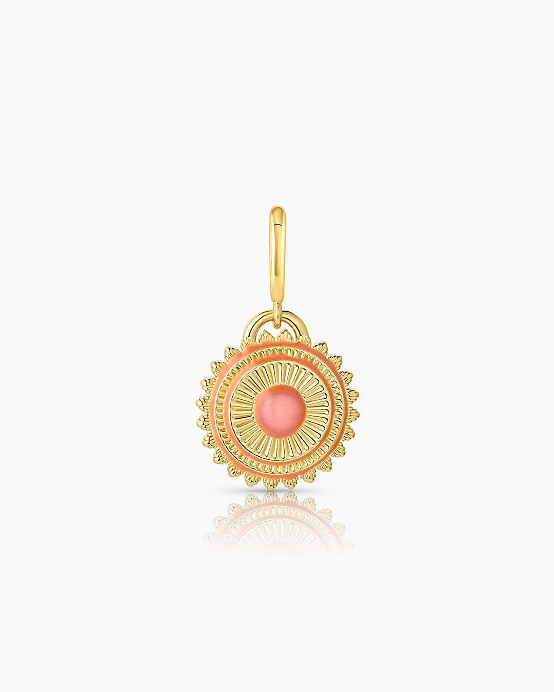 Sunstone Sun Parker Charm || option::18k Gold Plated