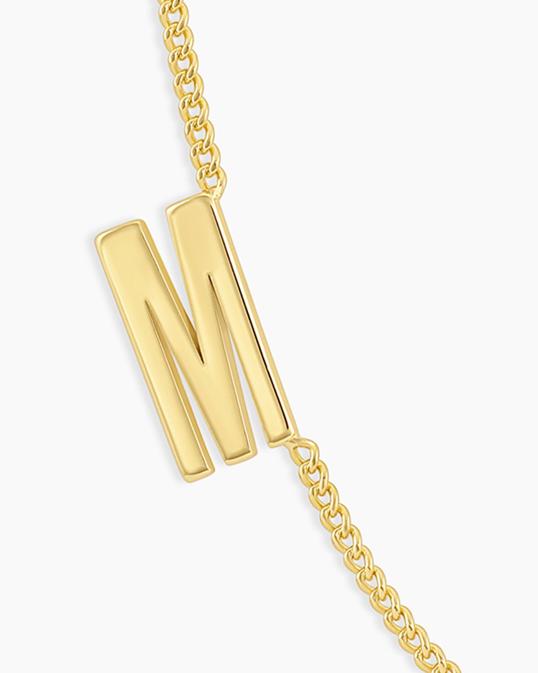 Wilder Alphabet Necklace Alphabet Necklace || option::18k Gold Plated, M