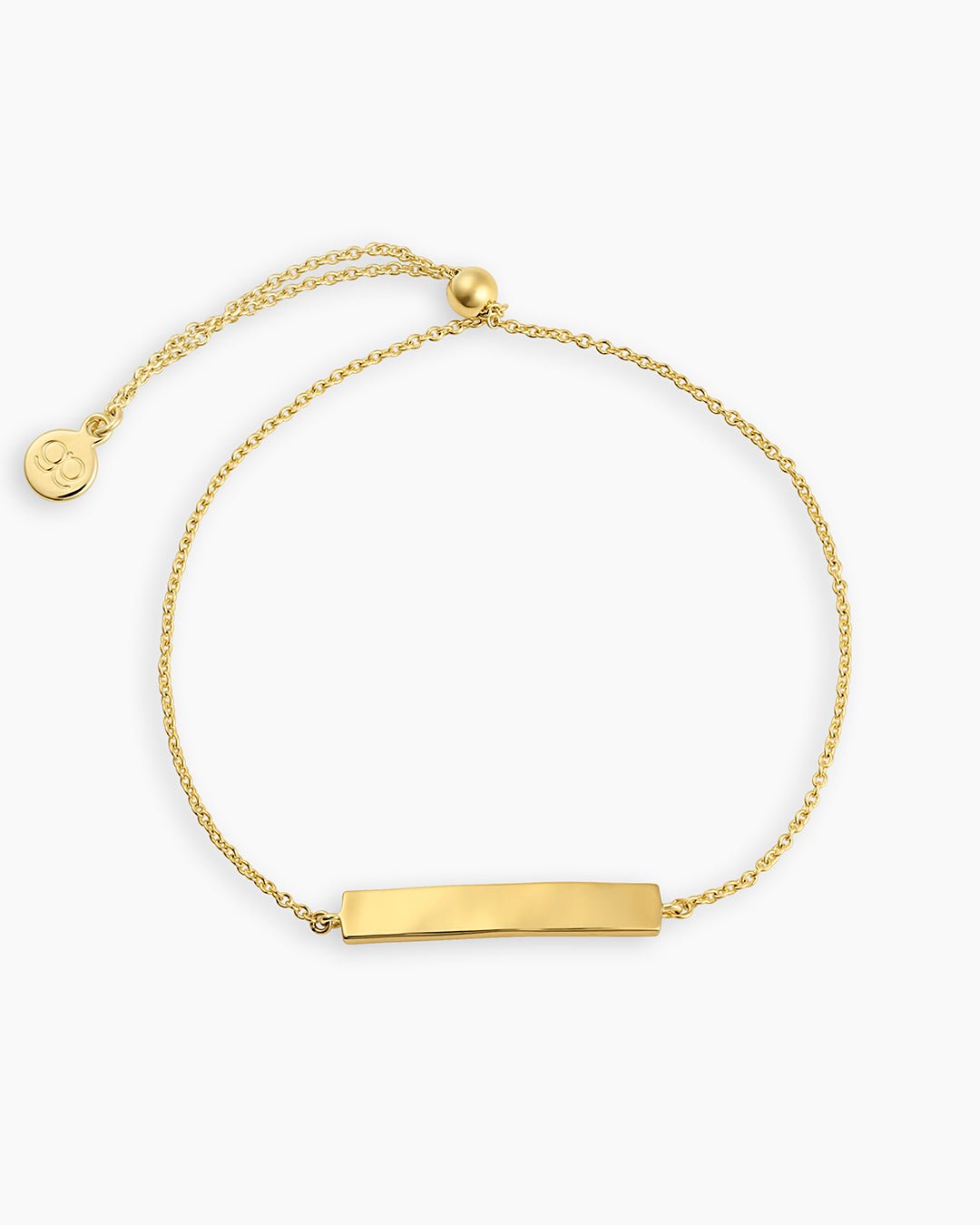 Gold engravable bracelet || option::18k Gold Plated