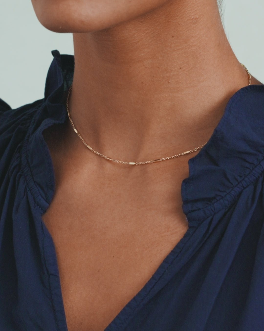 Tatum Necklace || option::16 in., 18k Gold Plated