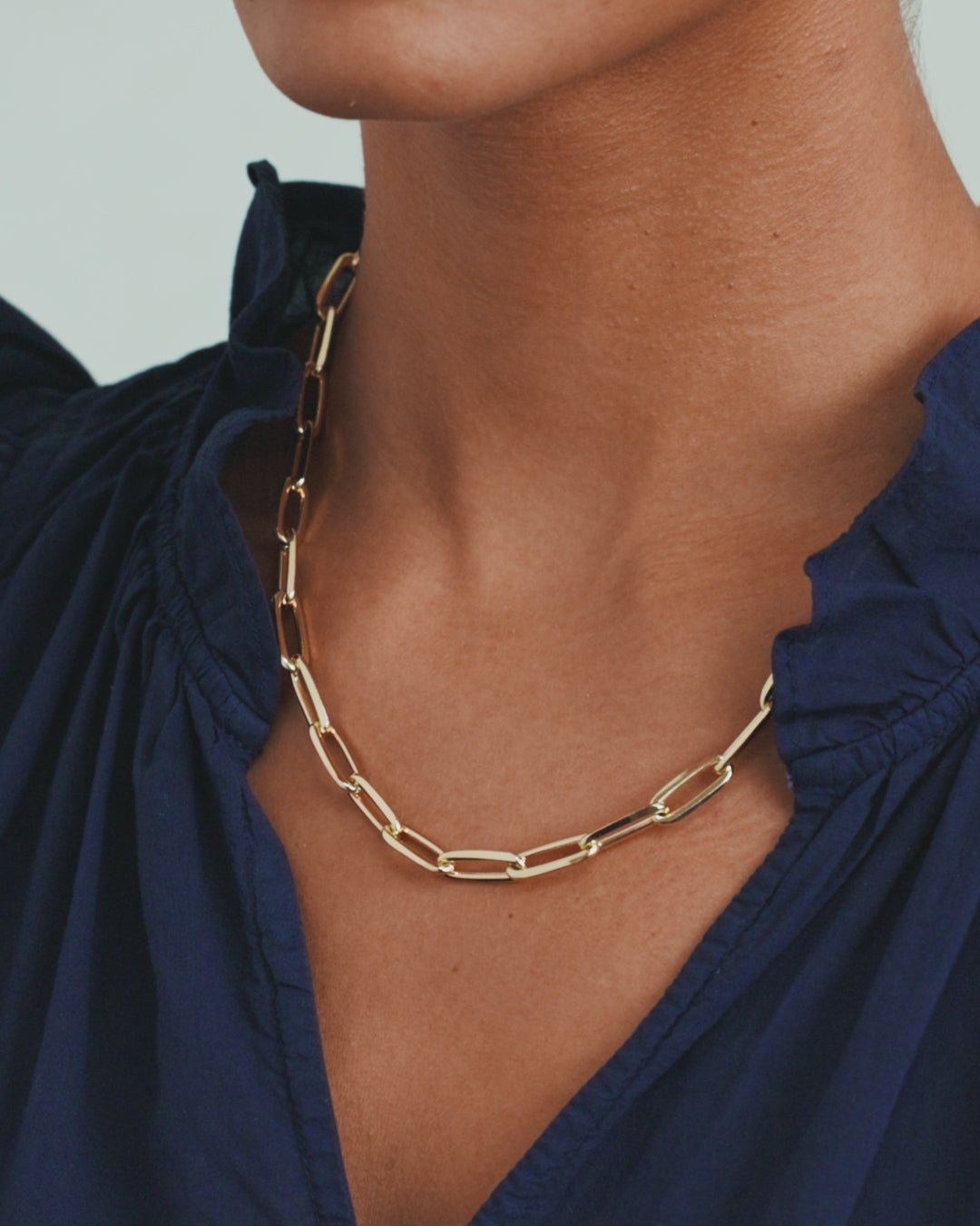 Parker XL Necklace || option::18k Gold Plated