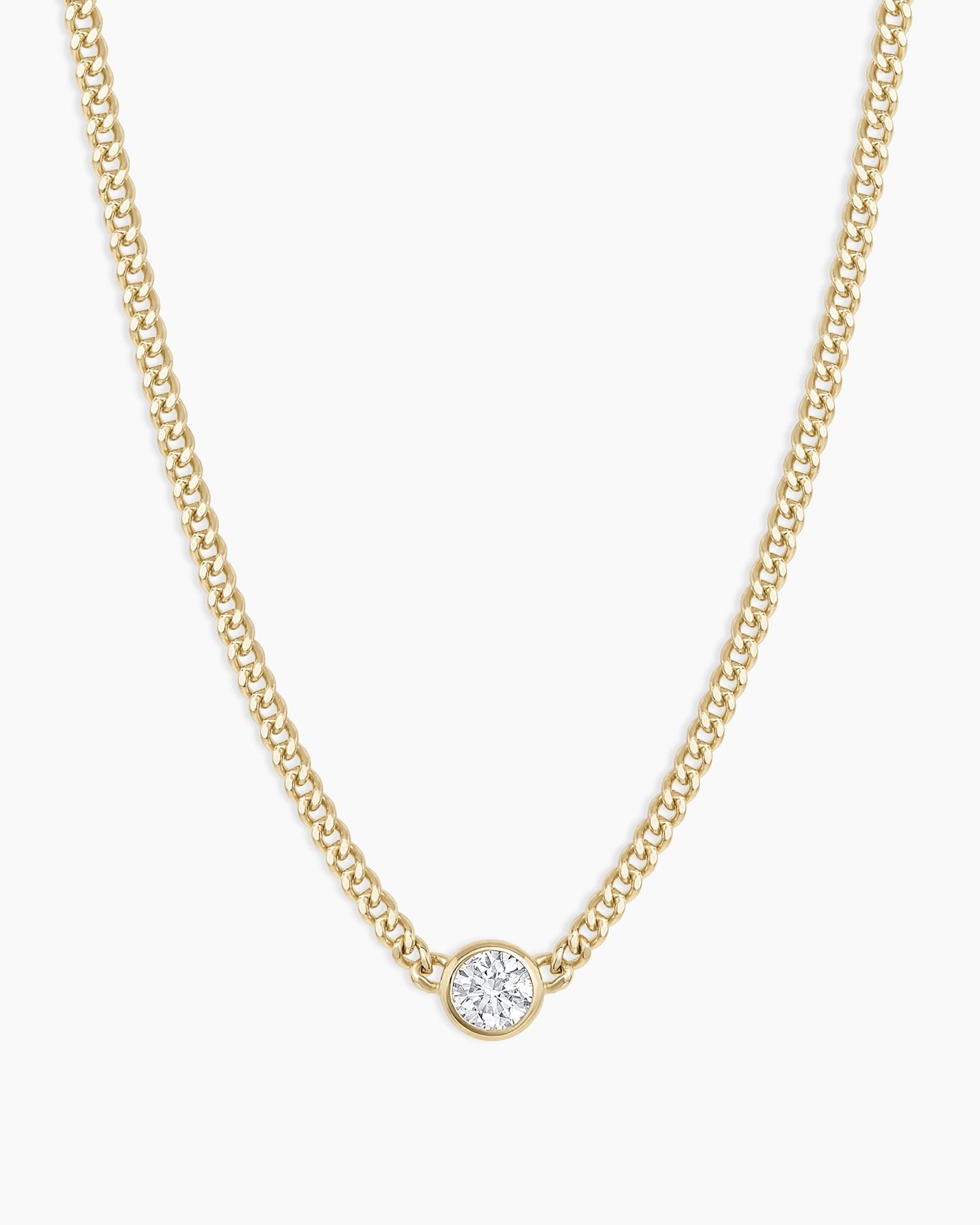 Diamond Wilder Necklace || option::14k Solid Gold