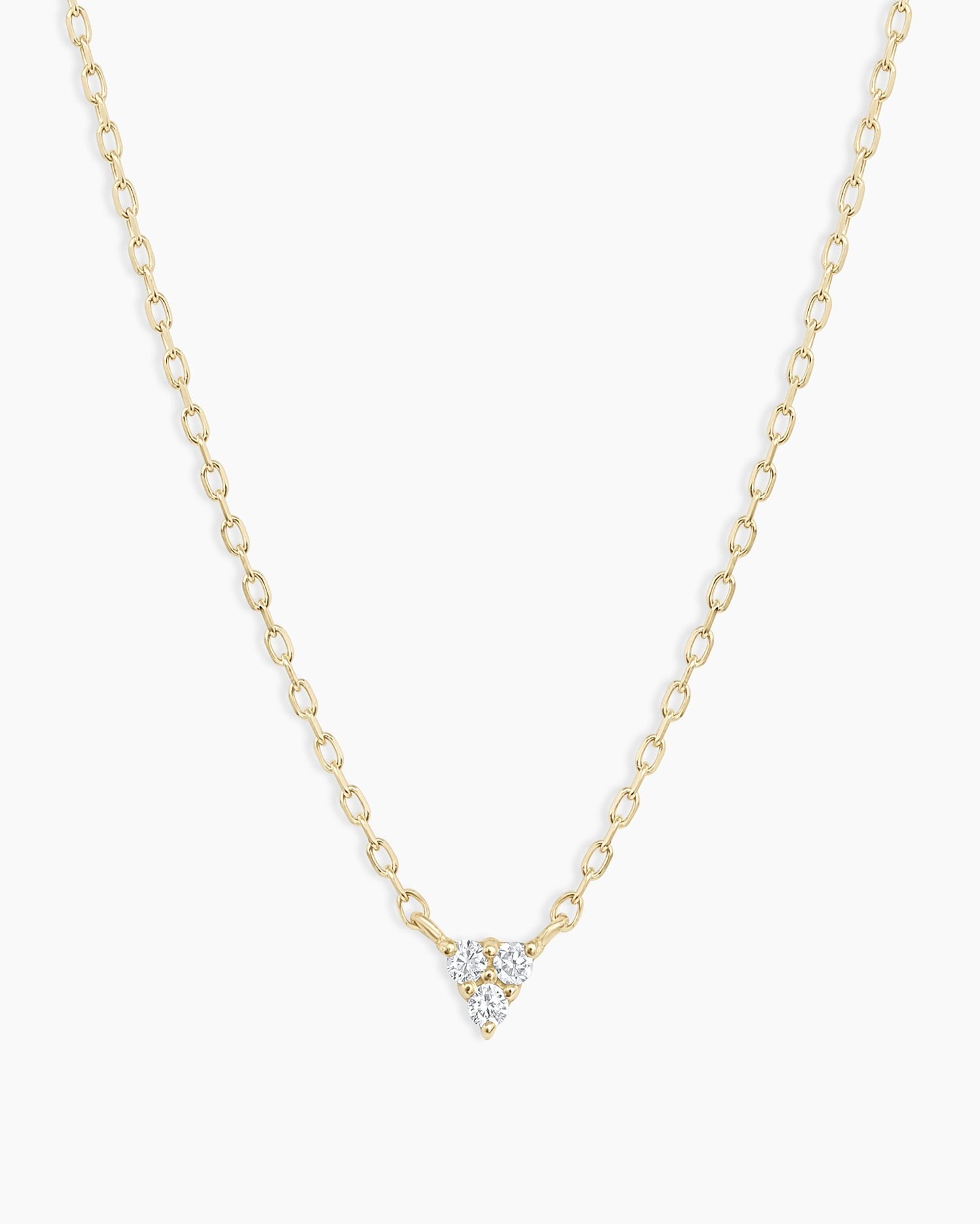 Diamond Jolie Necklace  DaintyDiamond necklace || option::14k Solid Gold