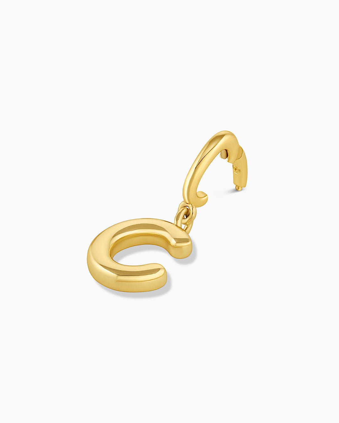 Alphabet Helium Parker Charm #C || option::18k Gold Plated, C