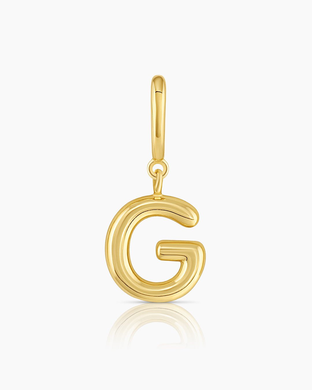 Alphabet Helium Parker Charm #G || option::18k Gold Plated, G