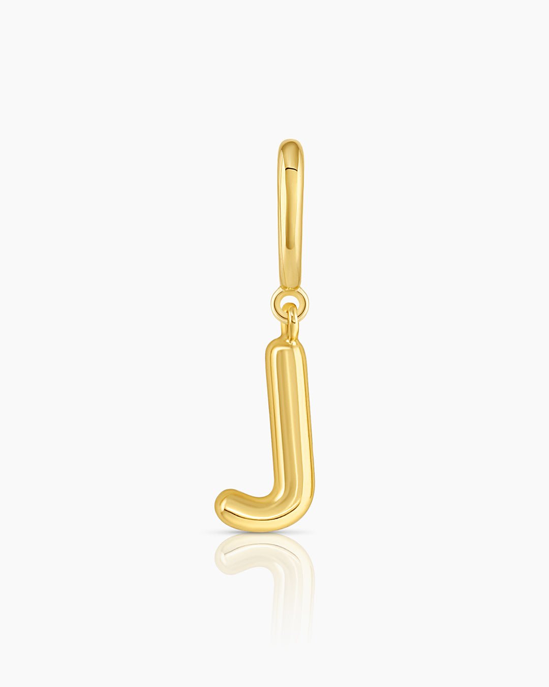 Alphabet Helium Parker Charm #J || option::18k Gold Plated, J