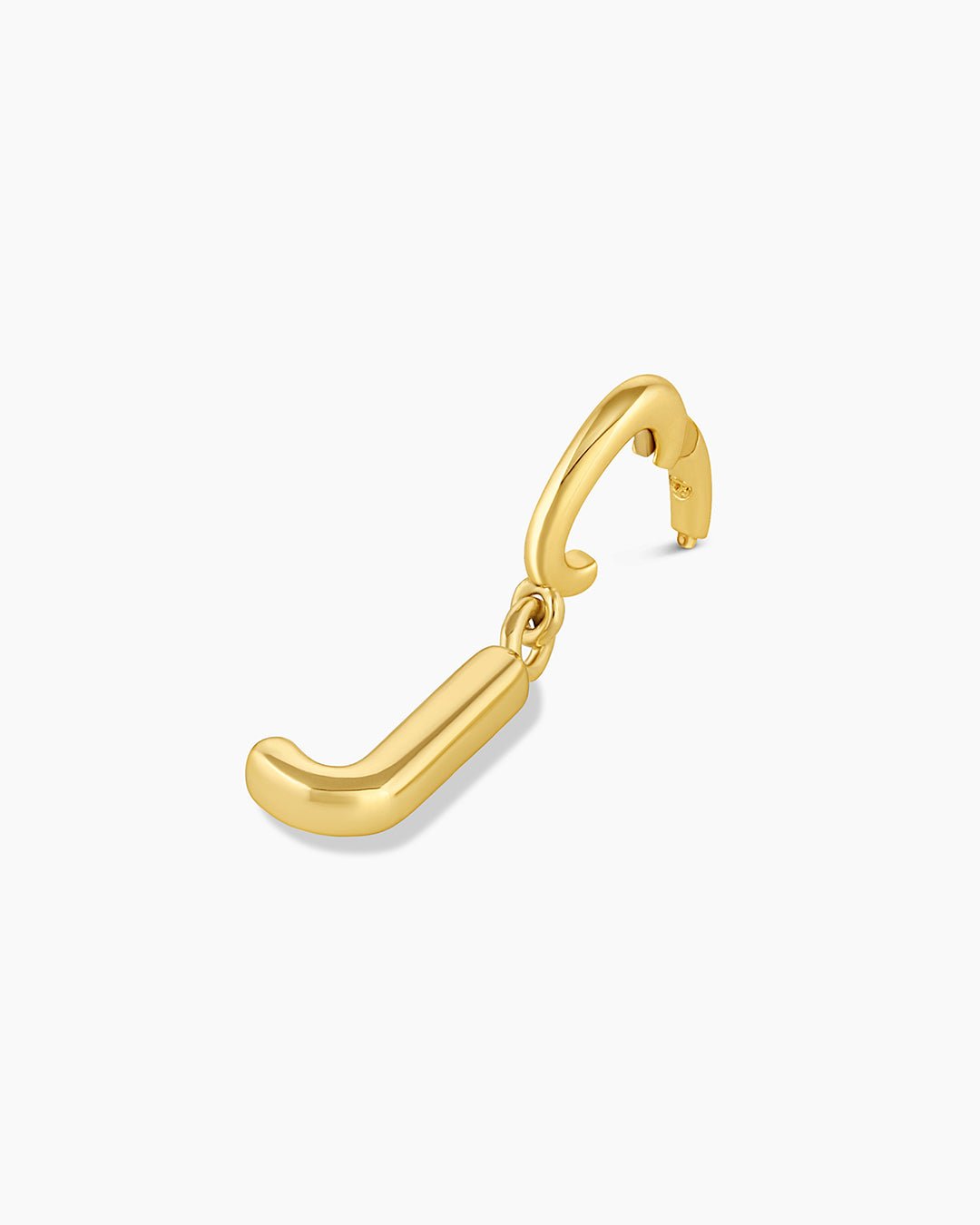 Alphabet Helium Parker Charm #J || option::18k Gold Plated, J