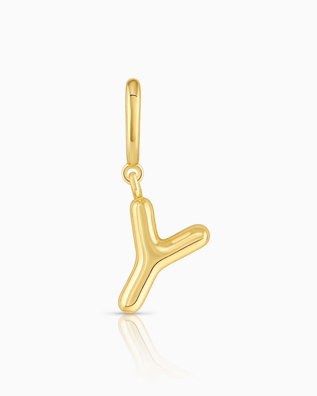 Alphabet Helium Parker Charm #Y || option::18k Gold Plated, Y