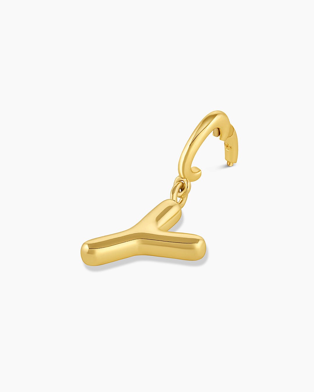 Alphabet Helium Parker Charm #Y || option::18k Gold Plated, Y