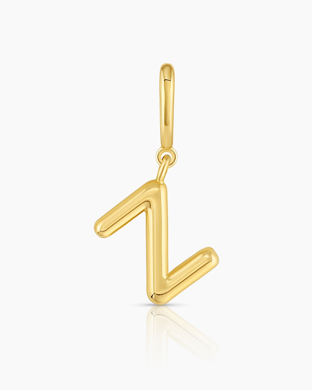 Alphabet Helium Parker Charm #Z || option::18k Gold Plated, Z