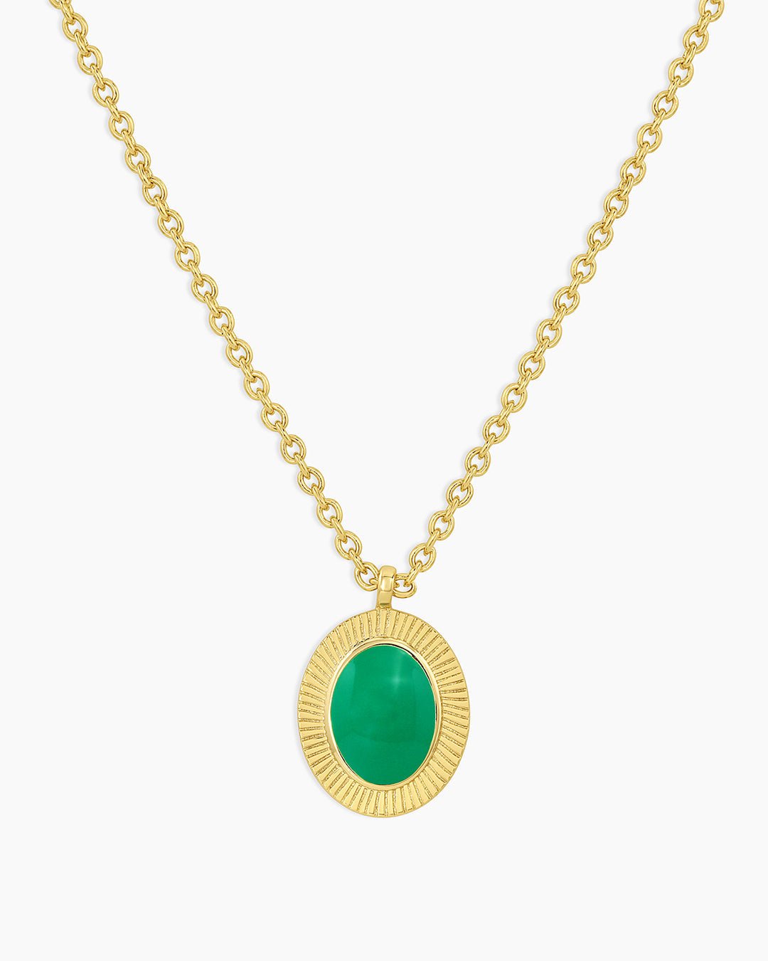 Kelly Pendant Necklace || option::18k Gold Plated