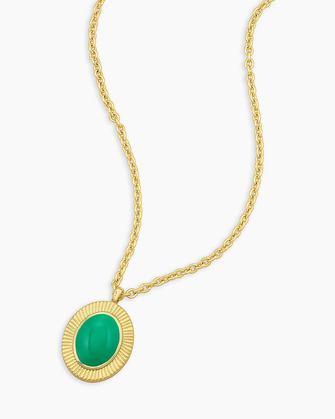 Kelly Pendant Necklace || option::18k Gold Plated